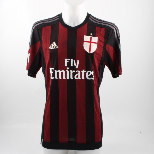 Match worn Romagnoli shirt, Sampdoria-Milan Serie A 17/04 - UNWASHED