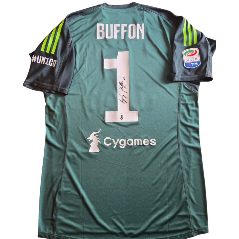 Maglia Gara Buffon Juventus vs Hellas Verona, 2018 - Autografata