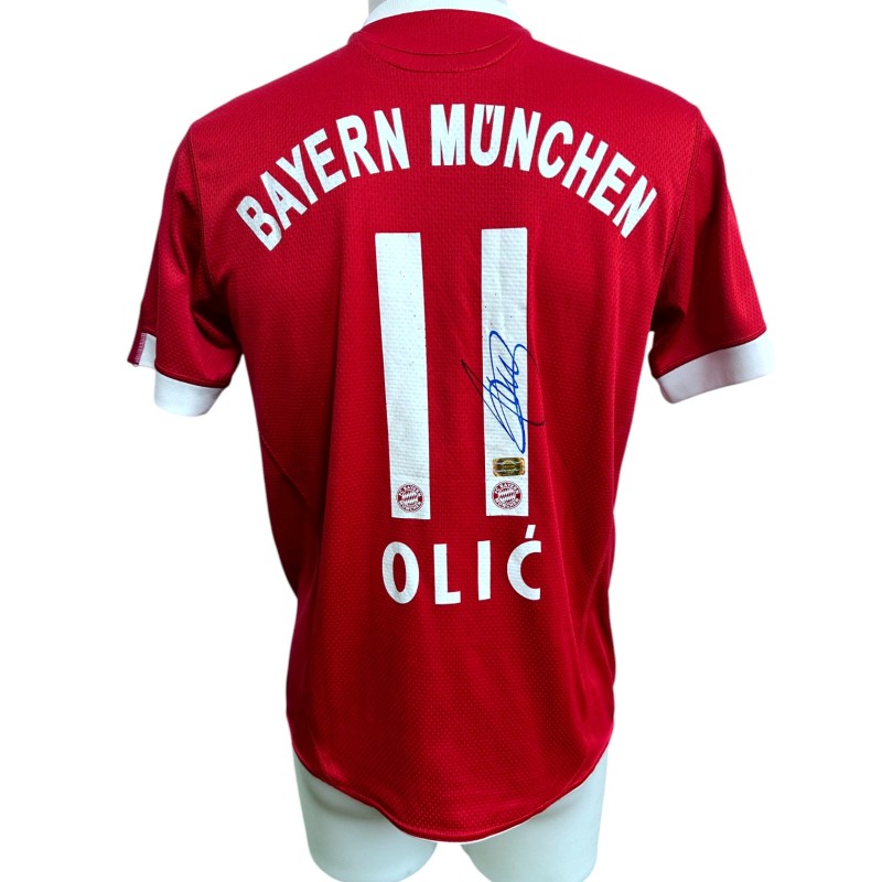 Olic's Bayern Monaco Signed Official Shirt, 2009/10