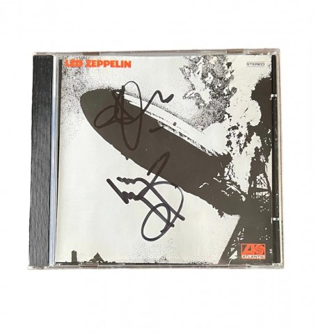 Led Zeppelin Signed Led Zeppelin I CD