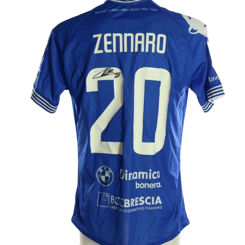 Maglia Zennaro Unwashed Union Brescia vs Ascoli, 2026 - Autografata