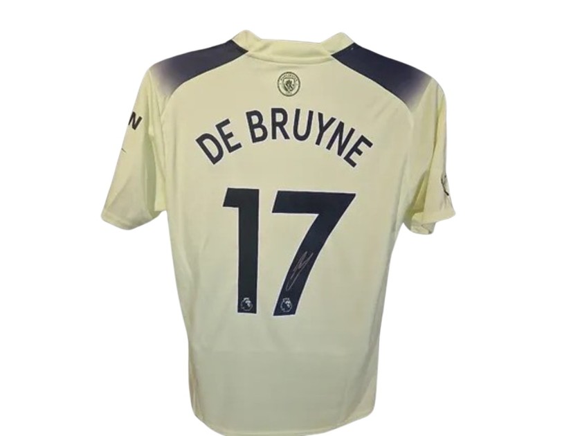 Kevin De Bruyne's Manchester City 2022/23 Signed Official Third Shirt