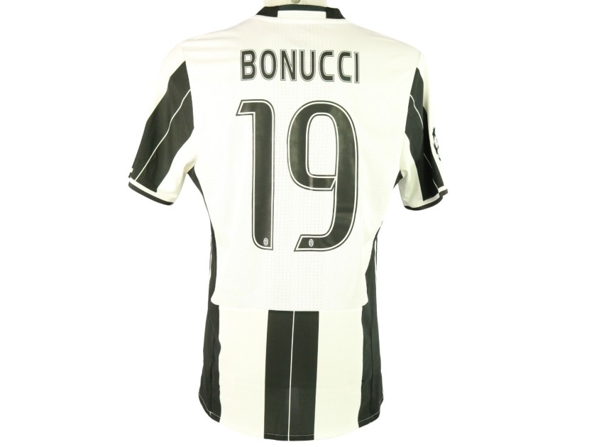 Bonucci's Juventus Match-Issued Shirt, UCL Final Cardiff 2017