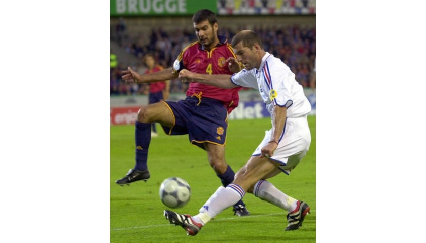 Guardiola's Official Spain Signed Shirt, 1999/00