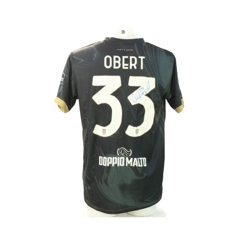 Obert's Signed Unwashed Shirt, Lazio vs Cagliari 2024