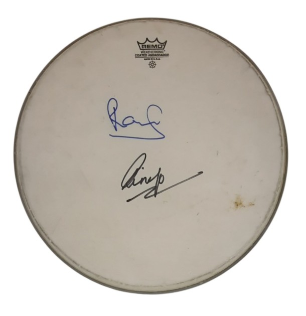 The Beatles Signed Drumskin