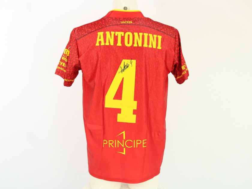 Antonini's Signed Unwashed Shirt, Brescia vs Catanzaro 2024