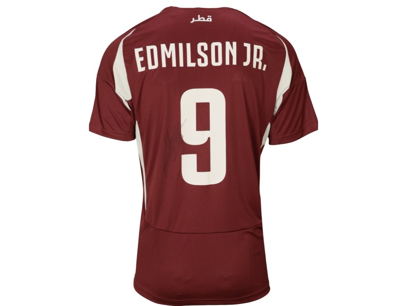Edmilson Junior's Qatar Signed Match-Worn Shirt, FIFA World Cup Qualifiers 2026