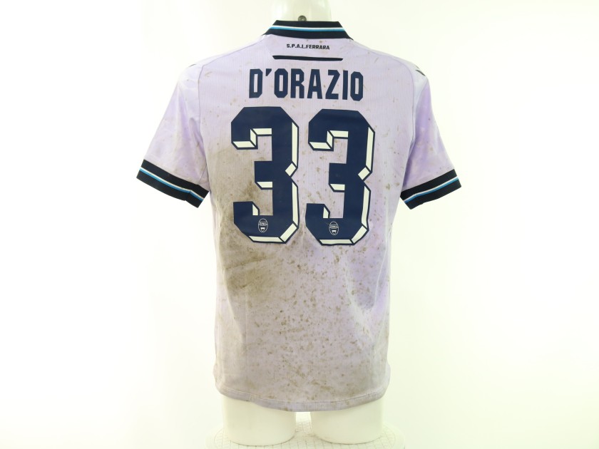 D'Orazio's Ascoli vs SPAL Signed Unwashed Shirt, 2024