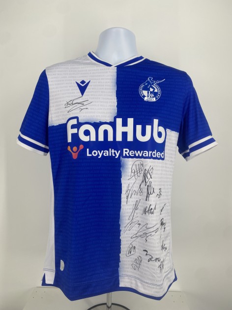 Maglia squadra Bristol Rovers FC 2024/25 - Autografata