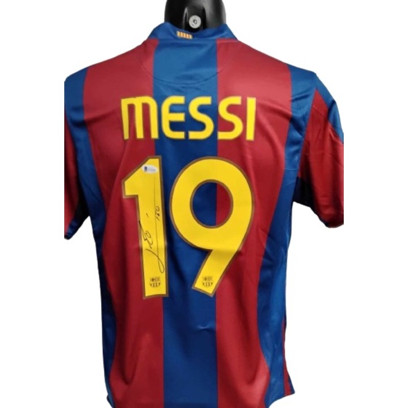 Messi replica Signed Shirt Barcelona, 2007/08