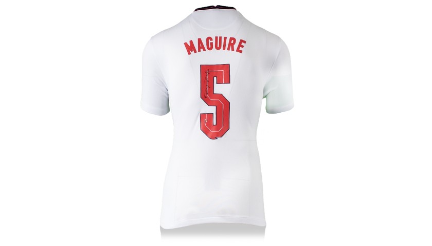 Maguire's England Signed Shirt, 2020-21 
