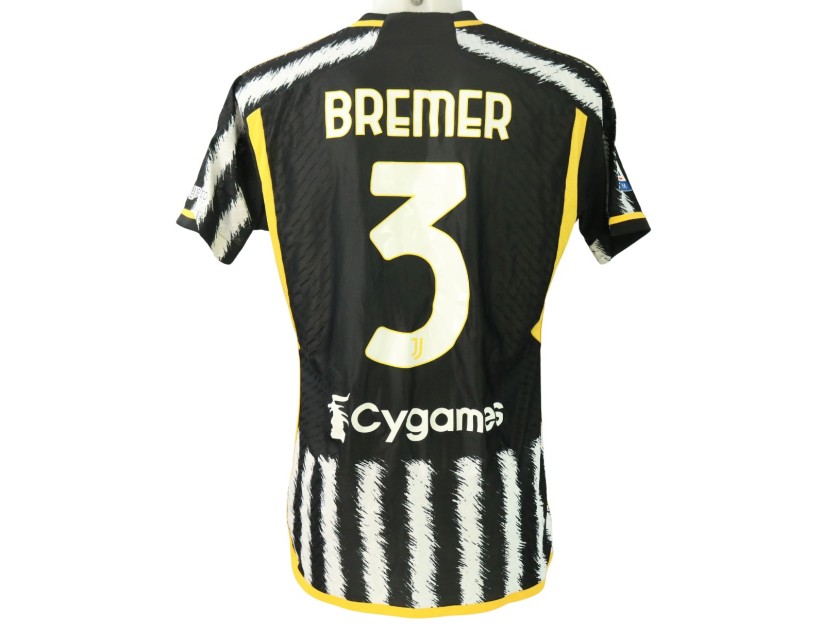 Bremer's Unwashed Shirt - Juventus vs Milan, Serie A 2023/24