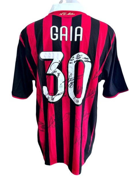 R-Milan Official Shirt, 2009/10 - Signed by the Team