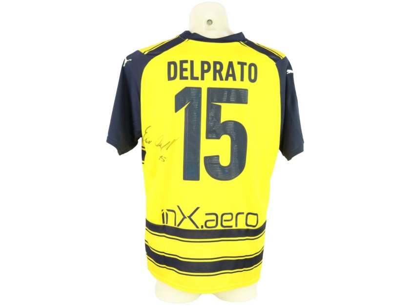 Del Prato's Unwashed Signed Shirt, Palermo vs Parma 2024
