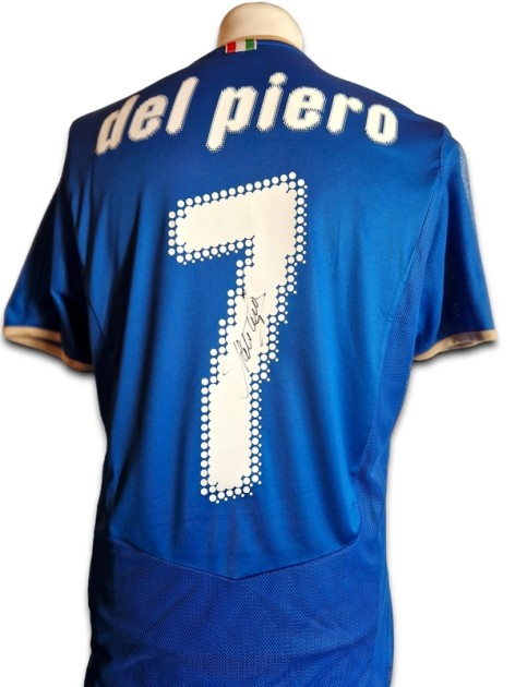 Del Piero's Italy 2008 Signed Shirt