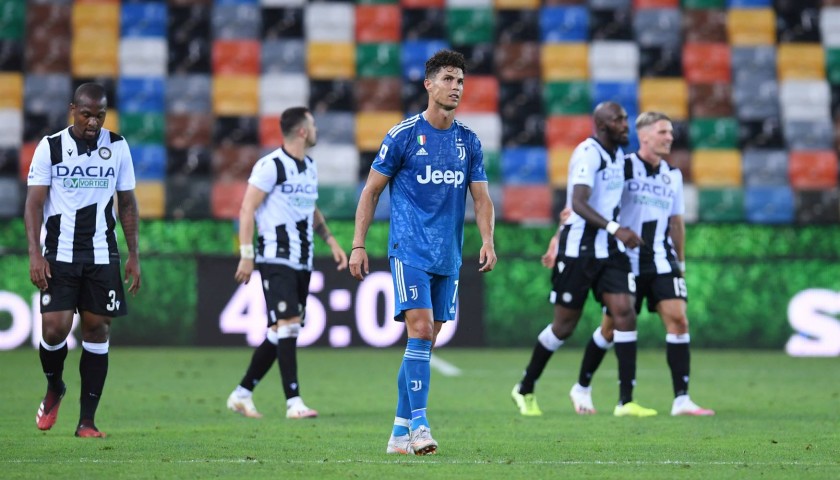 Maglia gara Ronaldo, Udinese-Juventus 2020