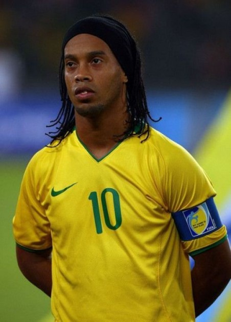 Ronaldinho's Brazil Match Shirt, Beijing 2008