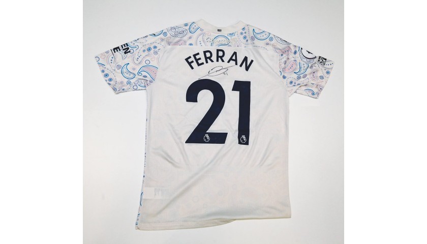 Torres' Man City Match-Issued Signed Shirt