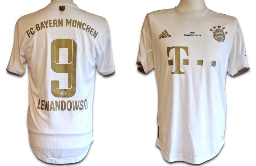 Lewandowski's Bayern Munich 2021/22 Match Issued Shirt