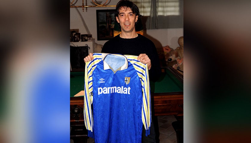 Minotti's Match-Worn 1991/92 Parma Shirt