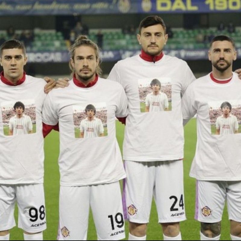 Milanese's Match-Issued Shirt, Hellas Verona-Cremonese 2023 - Special Vialli