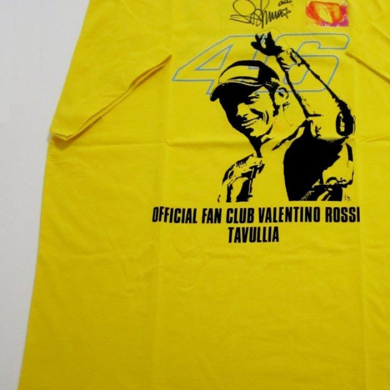 Valentino Rossi official FanClub signed shirt