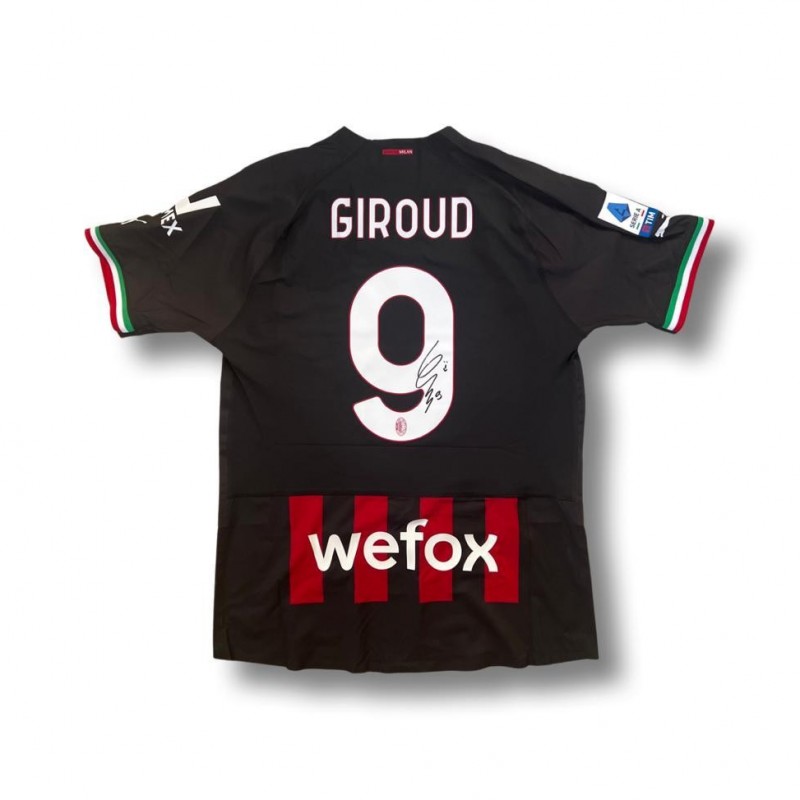Olivier Giroud's AC Milan 2021/22 Signed Shirt
