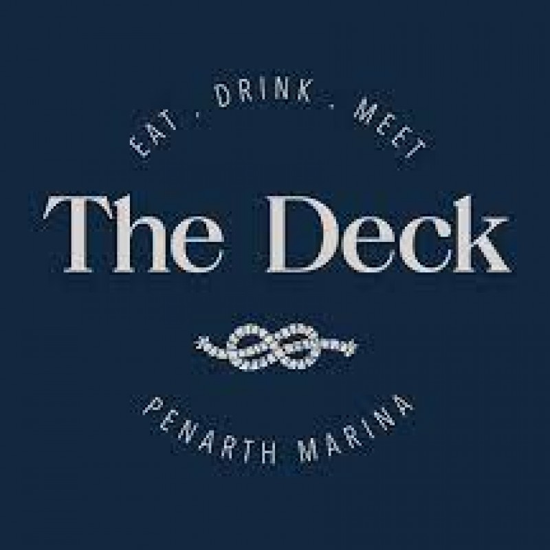 Dinner at The Waters Edge for 2 at The Deck, Penarth Marina