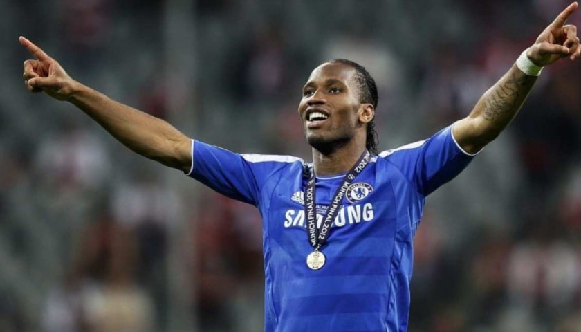 Didier Drogba's Chelsea 2019/20 Signed and Framed Shirt