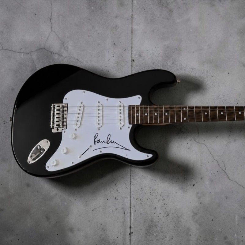 Chitarra elettrica autografata da Paul McCartney dei Beatles