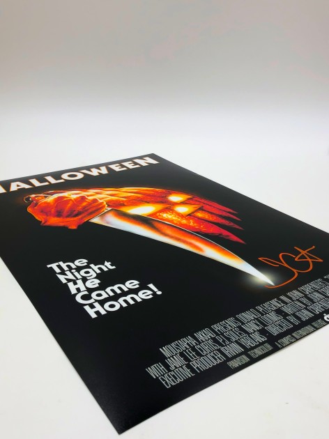 John Carpenter Halloween Movie Signed Poster - CharityStars