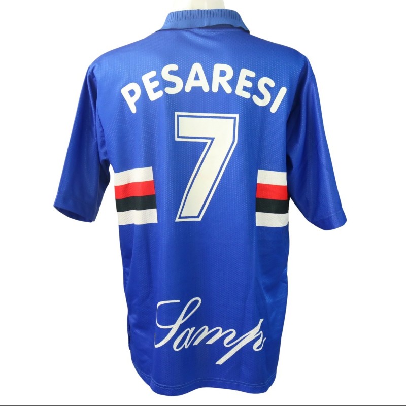 Maglia Pesaresi Sampdoria, indossata 1997/98