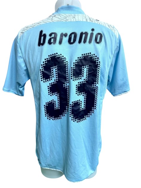 Baronio's Lazio Match-Issued Shirt, 2009/10