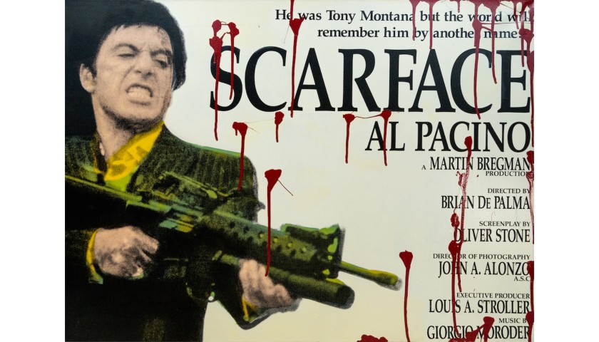 "Tony Montana Scarface" by Steve Kaufman