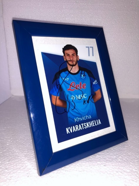 Khvicha Kvaratskhelia Signed Photograph