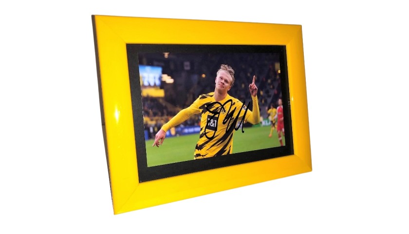 Erling Haaland Signed Photograph