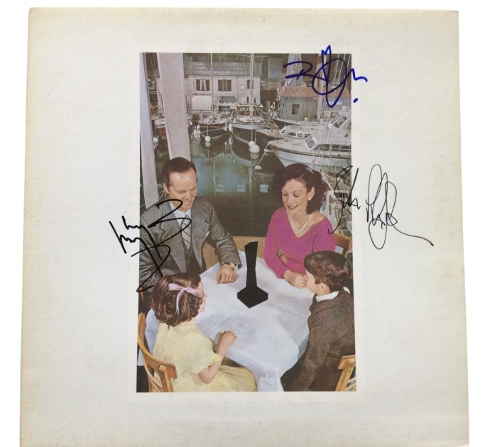 Led Zeppelin Signed 'Presence' Vinyl LP