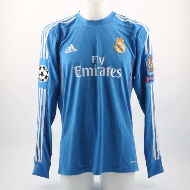Carvajal Real Madrid match issued/worn shirt, CHampions League 2013/2014