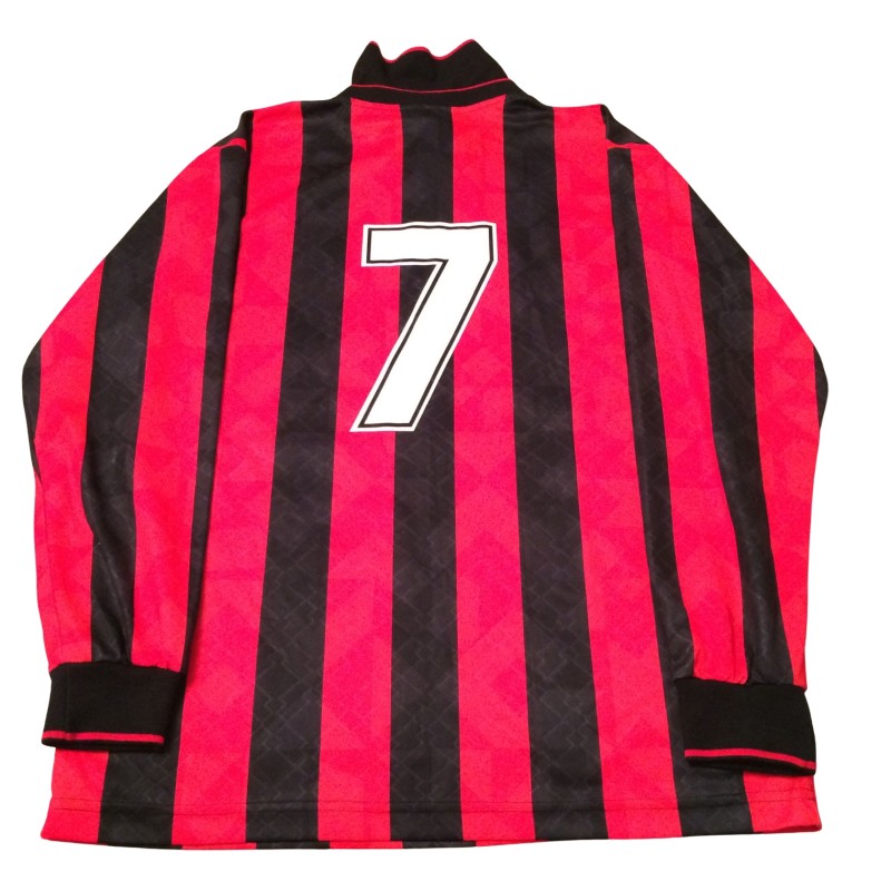 Eranio's Milan Match-Issued Shirt, 1995/96