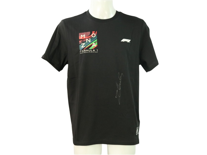 Maglia ufficiale Formula 1 Monza 2024 - Autografata da Charles Leclerc