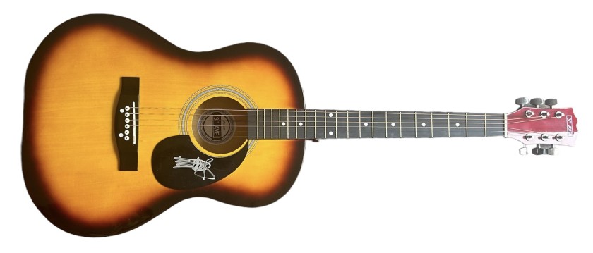 Keith Richards Signed Acoustic Guitar