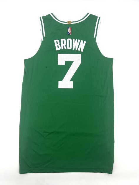 Jaylen Brown Game Worn Boston Celtics Jersey