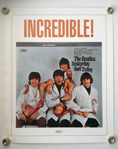 The Beatles Butcher Yesterday And Today Promotional Poster