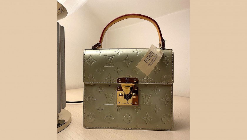 Louis Vuitton Light Green Vernis Leather Spring Street Satchel Bag -  CharityStars