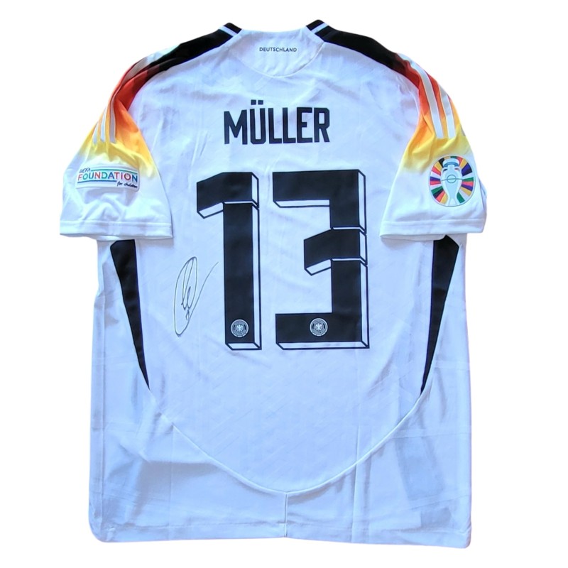 Maglia preparata Muller, Germania vs Scozia 2024 - Autografata