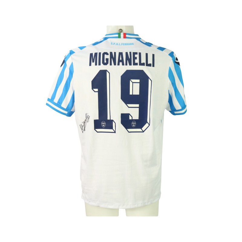 Mignanelli's Signed Unwashed Shirt, Sestri Levante vs SPAL 2024 