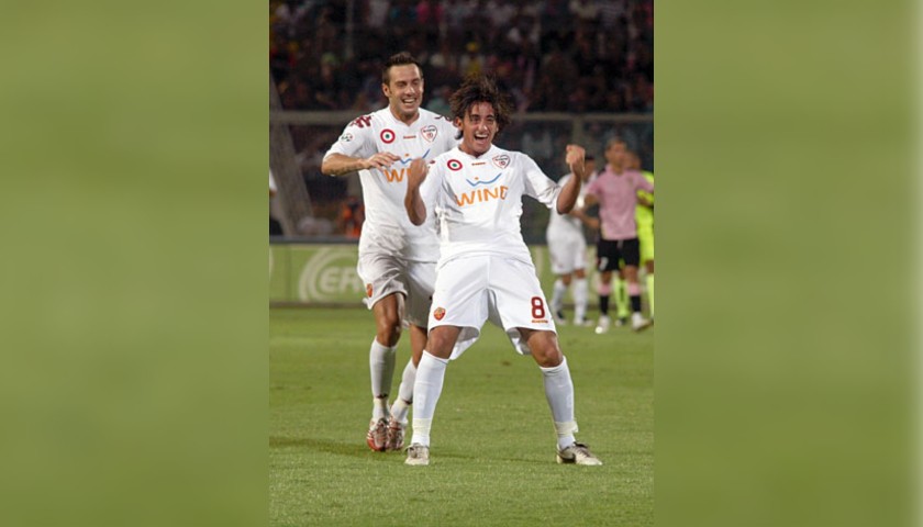 Aquilani's Roma Signed Match Shirt, 2007/08
