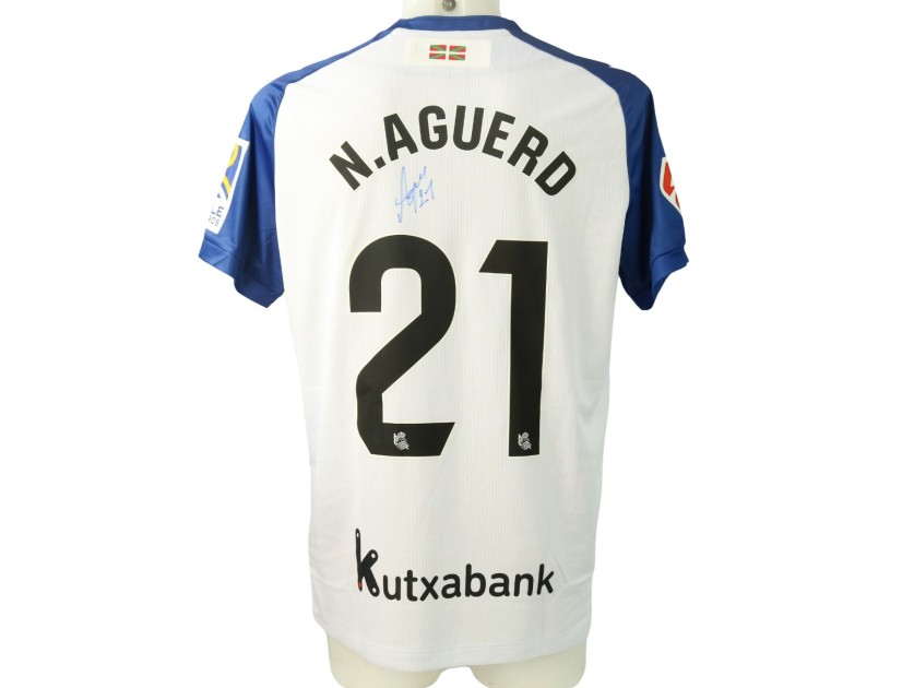 Maglia Aguerd unwashed Real Sociedad vs Real Madrid 2024 "Edizione Limitata Chillida" - Autografata