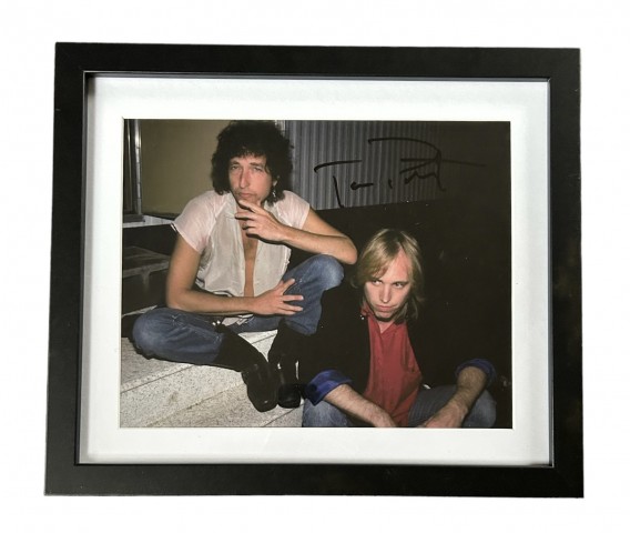 Tom Petty Signed and Framed Photograph